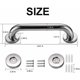 thumbnail image 2 of Extra Thick Casting 304 Stainless Steel Deluxe Adjustable + Heavy Duty Rubber Door Stopper Integrated Wall Mounted Door Stopper, RS-38, 2 of 5