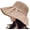 Khaki, variant on CoCopeaunts Women's Lace Summer Hat Breathable Floppy Sun Hat UV Protection Elegant Foldable Roll-Up Beach Hat Summer Vacation Outdoor