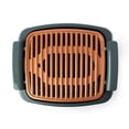 thumbnail image 2 of Parrilla eléctrica antiadherente para interiores sin humo, calentamiento rápido, termostato ajustable, fácil de limpiar, parrilla cuadrada de mesa de 21 x 11 pulgadas, 2 of 6