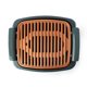 thumbnail image 2 of Parrilla eléctrica antiadherente para interiores sin humo, calentamiento rápido, termostato ajustable, fácil de limpiar, parrilla cuadrada de mesa de 21 x 11 pulgadas, 2 of 6