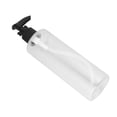 thumbnail image 2 of 6Pcs 250ml Plastic Press Pump Bottle Travel Subpackging Bottle Refillable Transparent Bottle (Random Pump Head Color), 2 of 6