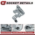 thumbnail image 4 of Cableado del Zócalo de Luz Trasera Derecha para Mercedes-Benz C250 12-14 No.204-820-16-00 Conector de Pigtail de Bombilla Pre-Cableado Conector de Termorretráctil, 4 of 7