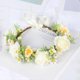 thumbnail image 5 of Bride Artificial Flower Wreath Skin-friendly Colorful Flower Wreath Party Prop for Banquet Wedding Dresses Skirts, 5 of 5