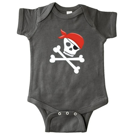 Pirate Funny Infant Bodysuit - Pirate Skull and Crossbones Infant Creeper