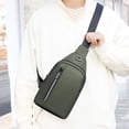 thumbnail image 4 of Crossbody Bag for Womens Mens Multipurpose Sling Bags Chest Shoulder T Sling Purse Strap Travel Bag with Earphone Hole, 4 of 8