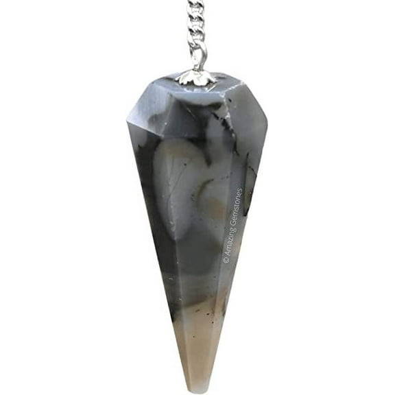 Dendrite Agate Crystal Pendulum Divination