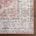 thumbnail image 5 of nuLOOM Prairie Medallion SplashGuard Machine Washable Area Rug, 4' x 6', Prairie Ivory, 5 of 10
