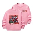thumbnail image 2 of Sudadera sin capucha para niños, con estampado navideño, cuello redondo, manga larga, forro polar, para niños de talla mediana a grande, blusa de poliéster para niños., 2 of 7