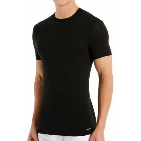 Calvin Klein U5551 Men's Body Modal Short Sleeve Crew Neck T-Shirt, Black, Extra-Large