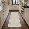 thumbnail image 2 of KUETH 2.5X8 Runner Rug Machine Washable, Kitchen Runner Rug for Floor and Hallway, Non Slip Throw Area Rug with Rubber Backing for Living Room、 Entryway、Bedroom and Dining Room, 2 of 4