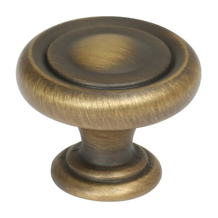 - Design House 203315 Town Square Cabinet Knob, Antique Brass