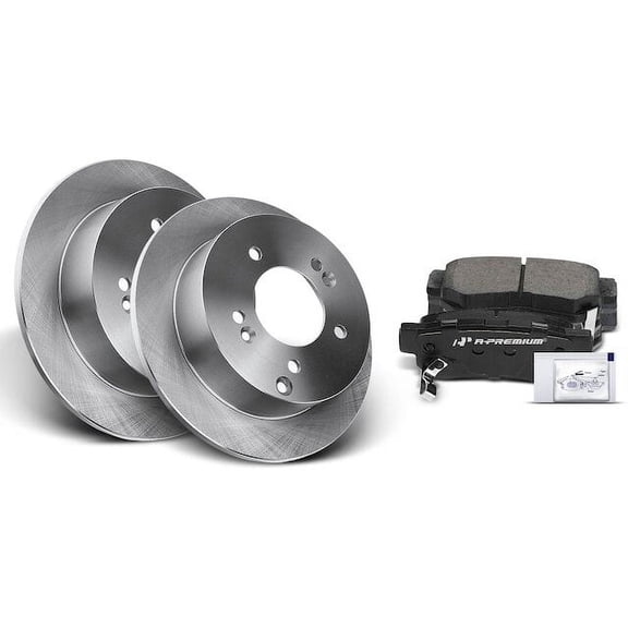Brake Pad and Rotor Kit 6 - Compatible with 2006 - 2010 Kia Optima - Autopart Premium
