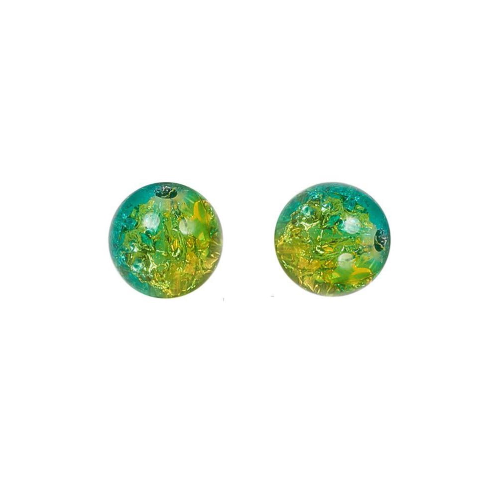 24 Colors Spray Painted Glass Beads Round Mixed Color 8mm Hole: 1.3~1.6mm about 25pcs/color 24 Colors 600pcs/set DIY