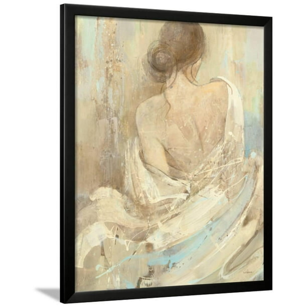 Abstract Figure Study I Figurative Painting Of Woman Framed Print Wall Art By Albena Hristova Walmart Com Walmart Com