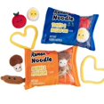 thumbnail image 2 of Almohada decorativa de fideos ramen japoneses con huevo, tomates, salchichas, murciélagos alienígenas, monstruos, donas, patatas fritas, bocadillo en una bolsa, pudín relleno, 2 of 5