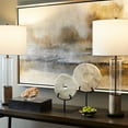 thumbnail image 3 of Cyan Design 02309 17.25" Large White Disk On Stand - White, 3 of 5