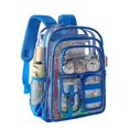 thumbnail image 5 of MuXiKeJi Clothes Clear Bookbag with Chest Strap, 17" Heavy Duty See Through Backpack with Anti-theft Hook & S-shaped Shouler Straps, Large Clear Bags for Work Sport School Travel, 5 of 5