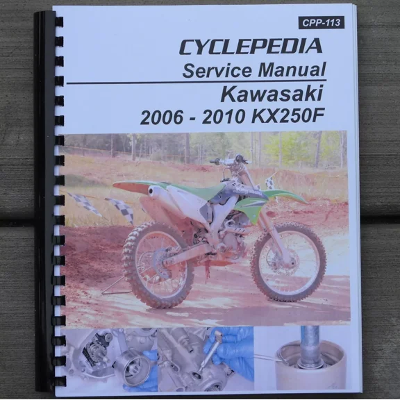 2006-2010 Kawasaki KX250 KX250F KX 250 250F SERVICE & REPAIR MANUAL