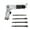 9190 with 4 Shovels, variant on 9190 190mm Professional Pneumatic Hammer Handheld Pistol Air Shovels Small Gas Chisels Rust Remover Cutting Pneumat Tools