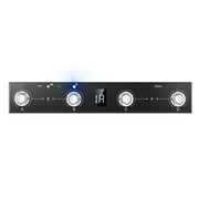 Portable MIDI Footswitch Controller Rechargeable 4 Buttons Pedal for Musicians, USB, Black, Compatible with CubeSuite App, Metal Construction
