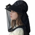 thumbnail image 1 of Full Coverage Sun Hat With Mosquito Net & Cooling Fan UPF50 UV Protection Wide Brim Shoulder, 1 of 8