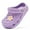 Purple, variant on GUBARUN Boys Girls Clogs Kids Slip On Beach Garden Shoes Children Sandals(Toddler/Little Kids/Big Kids)