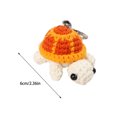 thumbnail image 4 of TTJ Keychain Bag Charms for Handbags Small Gift Cute Turtle Keychain Mini Turtle Woolen Hook Weaving Doll Creatives Doll Keychain Pendant for Car Keys, Home Keys and Daily Carry, 4 of 7