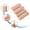 M, variant on NOGIS Toe Caps Sleeves Cushions Protectors Tubes Fabric & Gel Lining Finger Toe Separator for Bunion, Hammer Toe, Callus, Corn, Blister (Medium, 4 Pack)