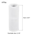 thumbnail image 2 of Uxcell 8x15cm Sport Wrist Bands Terry Absorbent Athletic Sweatband, White 4 Pack, 2 of 6