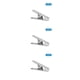 thumbnail image 4 of Pack de 14 Clips de Ropa de Acero Inoxidable Advancent, 4 of 6