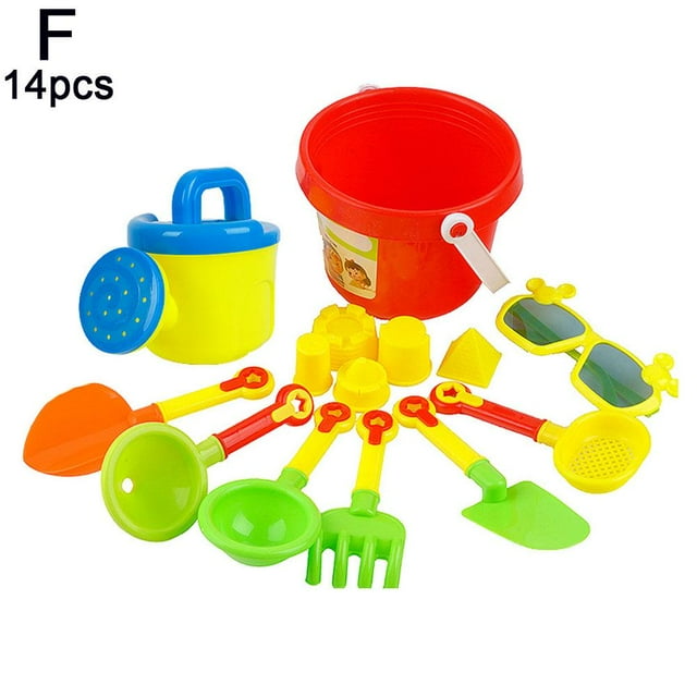 Summer Beach Toys Kit for Kids Sand Set Beach Game Toy Buckets Shovels Tools