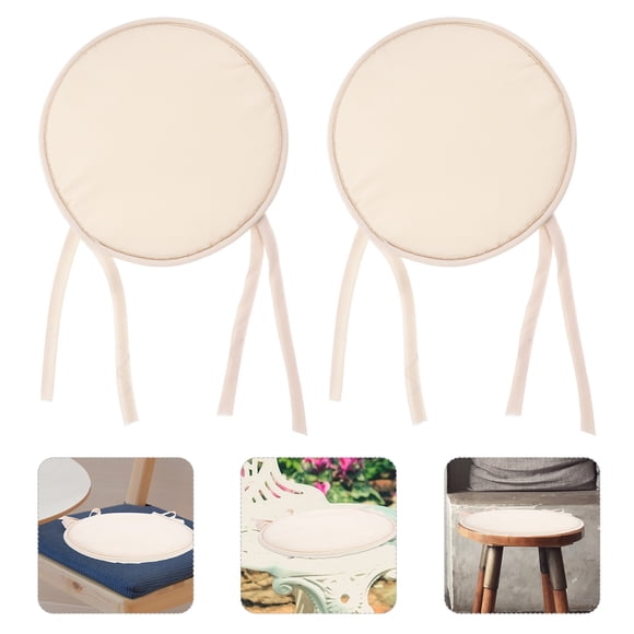 VERDANVERSE 2Ud Cojines Redondos Para Beige Con Espuma Cómoda Para Uso En Casa