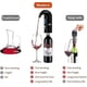 thumbnail image 3 of Aireador de vino eléctrico, dispensador de vino, aireador y decantador, vertedor de vino, accesorios para vino tinto y blanco, regalo de vino negro, 3 of 5