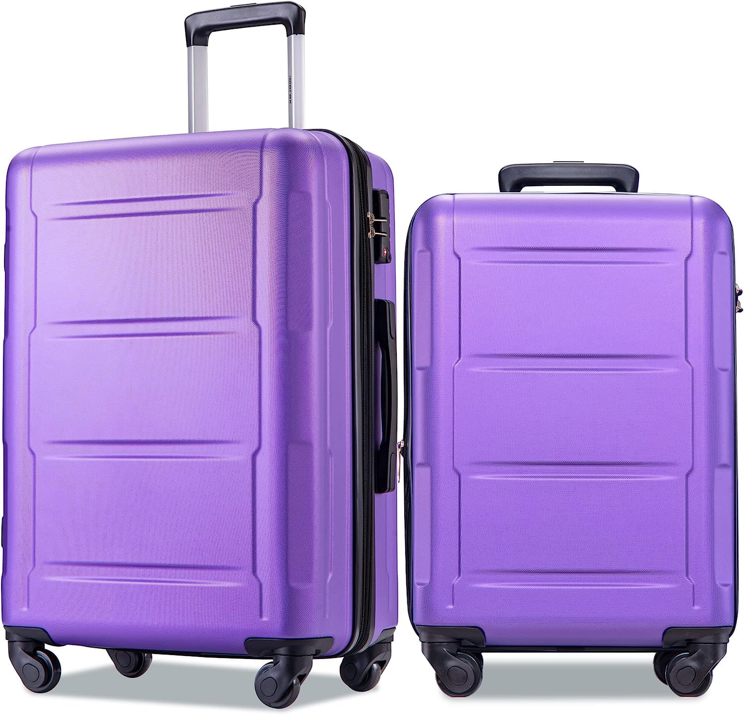 Luggage Sets 2 Piece Suitcase Set 20/24,Carry On Luggage Airline ...