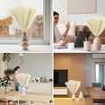 thumbnail image 6 of Pampas Grass Decor, Artificial Pampas Grass Fluffy Faux Boho Pompous Pampas Grass Decor for Flower Arrangements Home, Pampas Grass Bunch for Wedding Vase Door Wreath Decor, 6 of 9