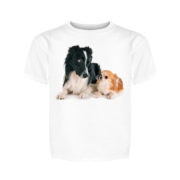 Border Collie And Chihuahua Tee Girl's -Image by Shutterstock