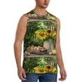 thumbnail image 2 of Disketp Vintage Wooden Bucket Sleeveless Tshirts For Men, Muscle Shirts For Men Dry Fit Tank Top-3x-Large, 2 of 8