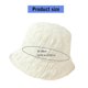 thumbnail image 3 of Puff Fisherman Hat Wrinkle Balletcore Bucket Hat For Girls Solid Color Fashion Hat Bucket Hat Stylish Headwear Black, 3 of 4