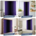 thumbnail image 5 of Purple Black Ombre Waterproof Shower Curtain, 48"x72" Washable Polyester Fabric Shower Curtains for Bathroom, Gradient Contemporary Abstract Art Decorative Bathtub Curtain Sets with Hooks, 5 of 9