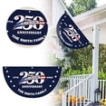 thumbnail image 2 of Personalized Fan Flag America's 250th Anniversary Banner 3x6 ft 1776 2026 Anniversary Bunting Outdoor Hanging Decor with Grommets for Porch Yard, Red 70.9"x35.4", 2 of 6