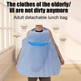 thumbnail image 6 of Gumesh Extra-Large Waterproof Feeding Bib for Seniors - Adjustable Neck Strap, Spillproof Design & Soft Comfort for Elderly Care, Machine Washable Adult Bibs for Mealtime, 6 of 6