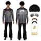 thumbnail image 4 of Disfraz de fantasía hippie para hombre adulto de los años 70, 80 y 90, disfraz para fiesta disco, peluca, gafas, para Halloween y carnaval, 4 of 5