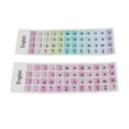 thumbnail image 1 of Keyboard Stickers, English Language PVC Keycaps Stickers with Coating for 10in to 17in Laptop PC Keyboards, 1 of 7