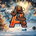 thumbnail image 1 of Adornos navideños, adornos navideños, regalos navideños, árbol de Navidad acrílico 2D, colgante de 26 letras, regalo decorativo, colgantes para fiestas navideñas familiares., 1 of 5