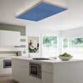 thumbnail image 3 of Navy Blue Magnetic Fluorescent Light Covers for Ceiling Lights 2 x 4 Feet, Vintage Country Monochrome Farmhouse Office Classroom Kitchen Drop Ceiling Light Covers Lighting Filters Shade Panel 1 Pack, 3 of 9