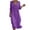 2-Purple, variant on LYXSSBYX Summer Dresses for Women Women's V-NeckSolid Color Short Sleeve Chiffon Waist Closing Evening Dress