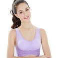 thumbnail image 3 of Qarigey Sujetador sin costuras sexy y de apoyo para mujeres que quieren comodidad y estilo Push Up Bra Bra Push Up Sujetador deportivo Ropa Ropa interior negro,1 XXL, 3 of 6