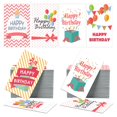 thumbnail image 5 of 30 tarjetas de feliz cumpleaños para niños, tarjeta de felicitación de dibujos animados con sobre, F,11 Feliz Sencillez, 5 of 5