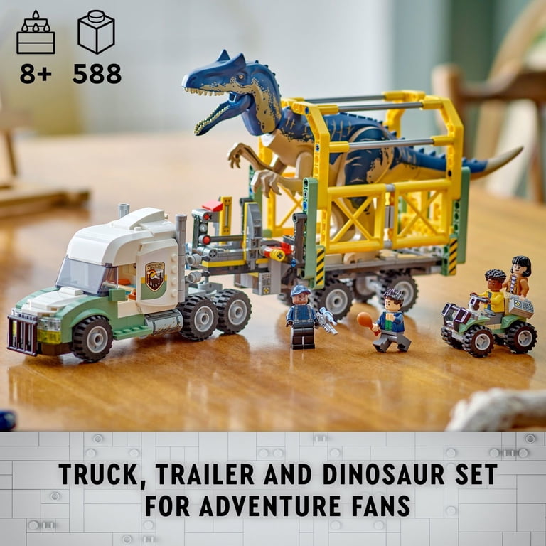 LEGO Jurassic World Dinosaur Missions Allosaurus Transport Truck