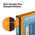 thumbnail image 4 of Staples 1.5" 3-Ring Better Binder Orange (13467) 651861, 4 of 7